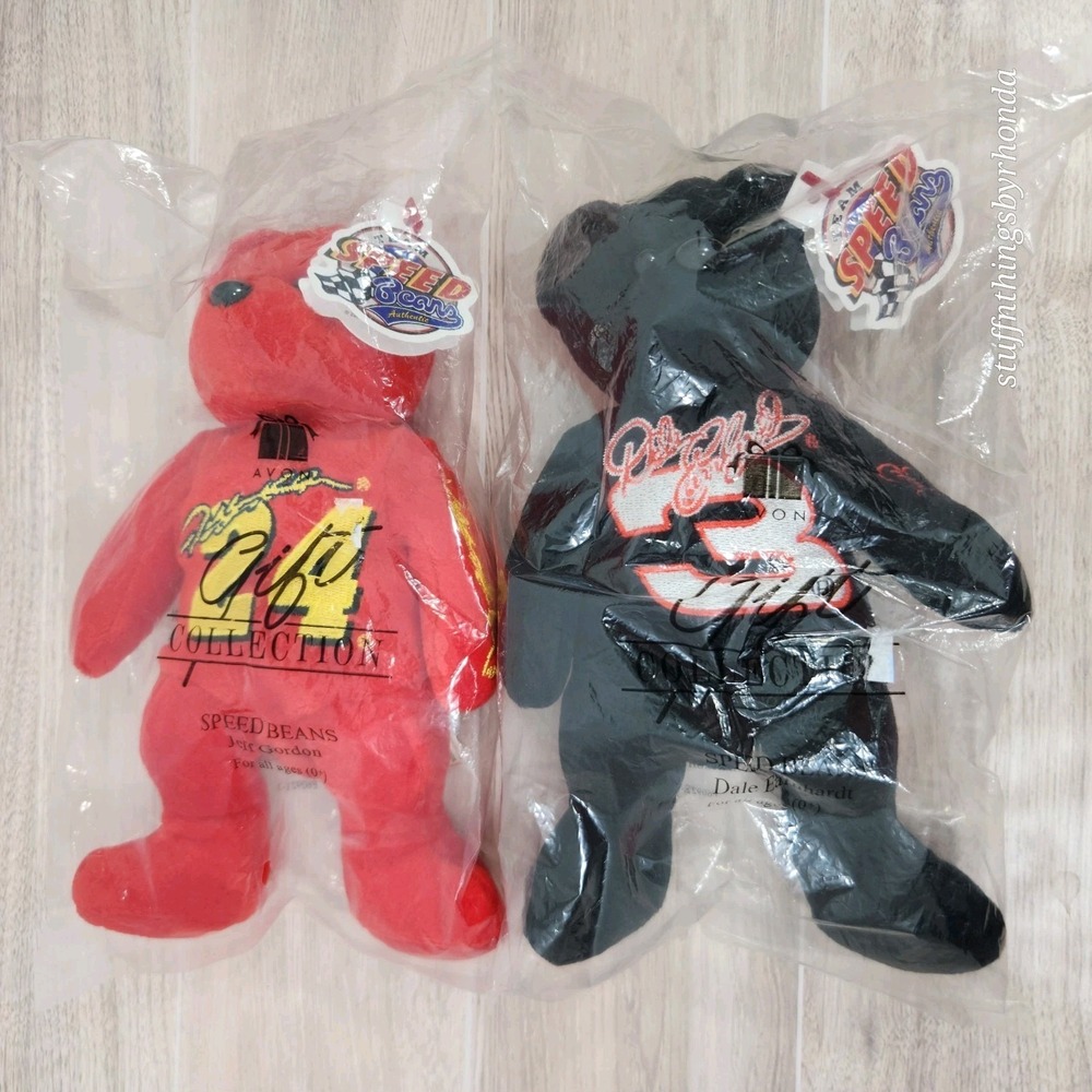 NASCAR By Avon 2002 Dale Earnhardt 3 & Jeff Gordon 24 Bears  New Unopened‎
